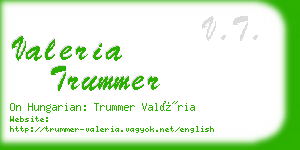 valeria trummer business card